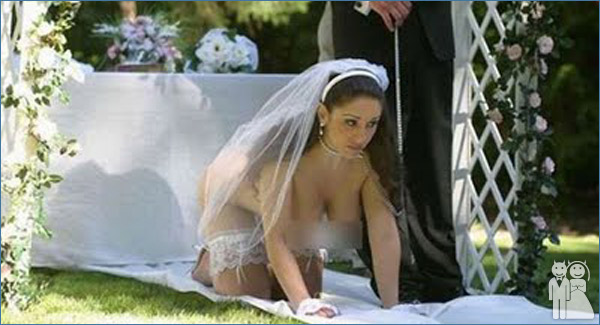 funny wedding photo