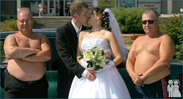 funny wedding photo