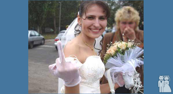 funny wedding photo