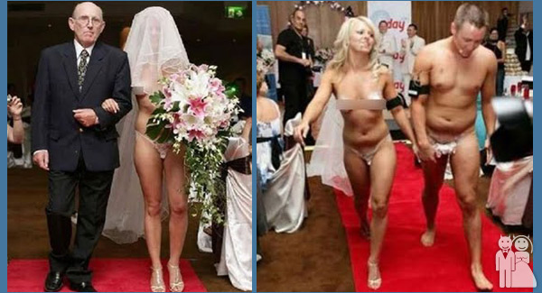 funny nude wedding photos